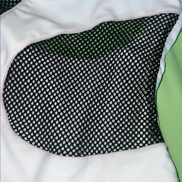 Stylish One Piece Swimsuit one shoulder - White and Black - Picture 3 of 8